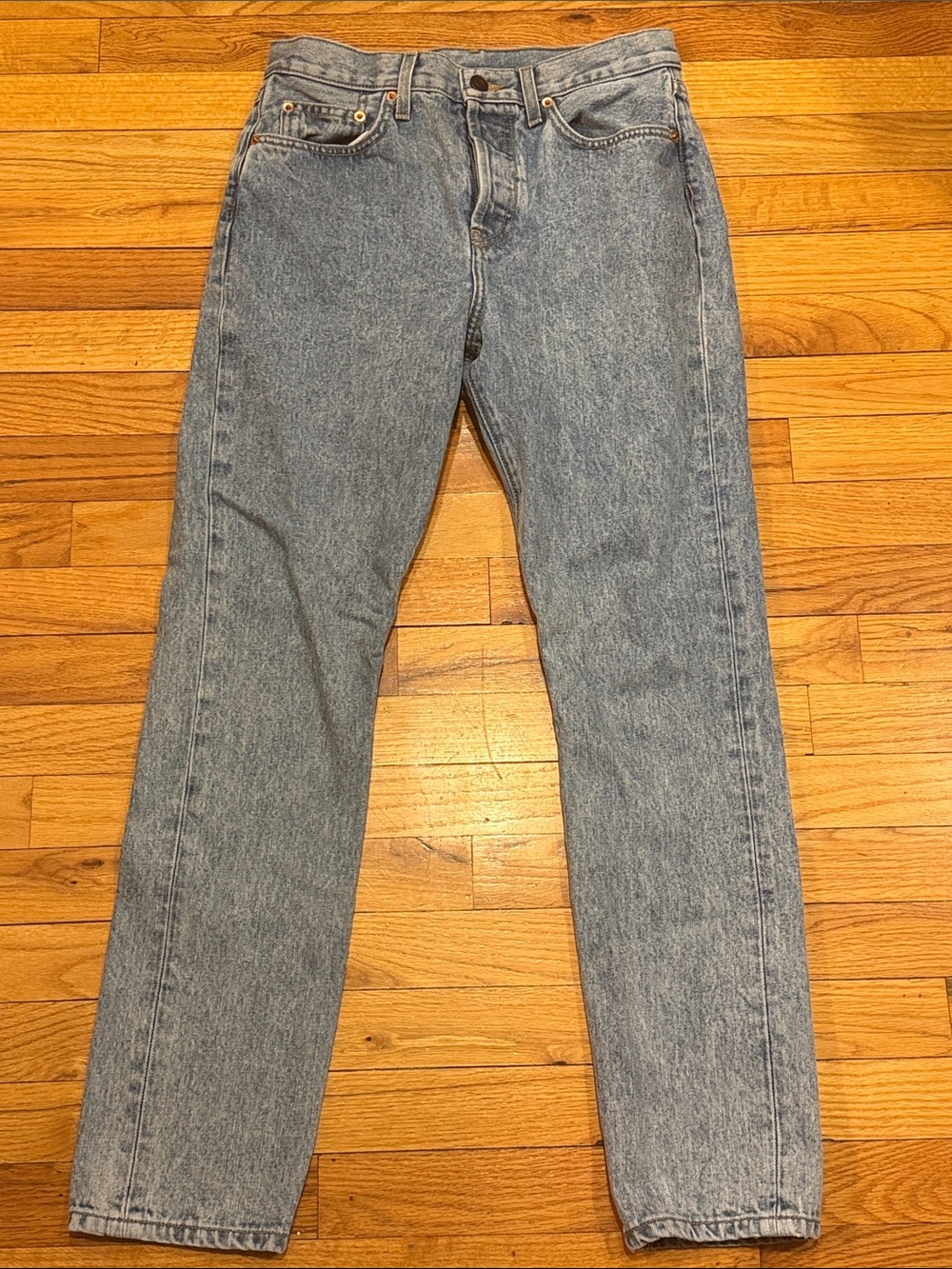 Wardrobe.NYC Straight Leg Jeans